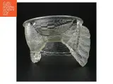 Stor Glas høne krukke med låg (str. 22 x 16 cm) - 2