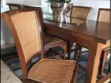 Provence massiv eg spisebord  + 6 stole