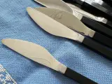 Lundtofte, knive m sort skaft, 10 stk samlet - 5