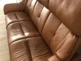 Himolla læder sofa - cognac farvet