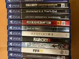 16stk PS4 / PlayStation 4 spil sælges samlet