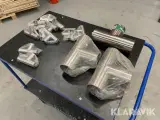 DSI lige t-stykker Damstahl