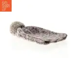 Strikket hue med pompon (str. 27 x 18 cm) - 3