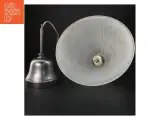 Loftlampe med glas og metal (str. 30 cm) - 2