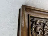 Vintage relief håndlavet og udformet i træ - 5