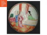 Håndmalet porcelænsskål med låg (str. Ø. 8 cm) - 2