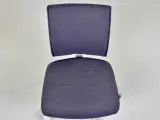 Häg h05 5200 kontorstol med sort/blå polster og grå stel - 5