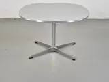 Fritz hansen cafébord i lysegrå med metal kant, lav - 2