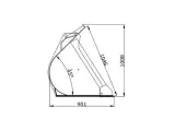 JST SM skovl 220-260 cm. - 2
