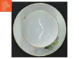 Porcelænskop og underkop med blomstermotiv fra B&G (str. 15 x 5 cm) - 4