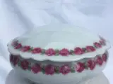 Rund porcelæn bonbonniere