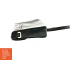 Sort læder skuldertaske (str. 26 x 19 cm) - 3