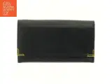 Sort clutch taske med gulddetaljer (str. 18x10 cm) - 4