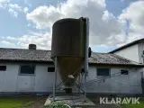 Silo Tunetanken Glasfiber med motor og luge - 4