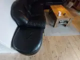 Læder hjørnesofa 