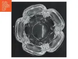 Glasblomst lysestage fra Royal Copenhagen (str. H 7 cm, ø 9,5 cm) - 2