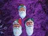 3 Ældre nisse Glansbille  15,- kr. 