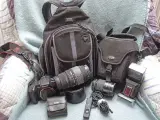 Sony A300 med tilbehør