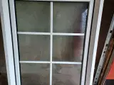 Plast dreje kip vindue med 25 mm sprosser