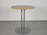 Højt cafebord med bøgeplade og grå stel - 2