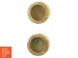 2 stk. Alabast Onyx Marmor Skåle Fyrfadslys holdere (str. 6 x 2 cm) - 4