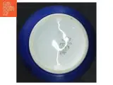 Blå og hvid juleroseporcelænsvase fra B&G (str. H 13,5 cm) - 3