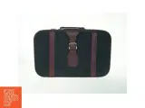 Retro kuffert med bordeaux rem (str. 54 x. 34 cm) - 4