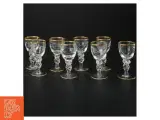 Sæt af små glas Lyngby Glas"måge"(str. 8x4 cm) - 2