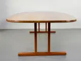 Konferencebord med oval plade i kirsebær - 3
