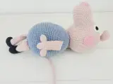 ⭐️- Unik Hjemmestrikket Gustav Gris Bamse - 2