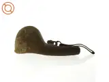 Antik Læder Vand Beholder med rem (str. 23 x 9 cm) - 5
