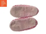 Børnesutsko med lyserøde hjerter (str. 33,5 cm) - 4