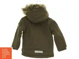 Varm Parka jakke med aftagelig hætte og pelskant (str. 86 cm) - 2
