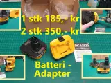 Dewalt 18v batteri adapter med USB udtag