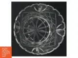 Glasvase med diamantmønster (str. Ø 14 cm) - 2