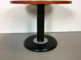 Rundt cafebord med kirsebær plade med en ø på 70 cm - 2