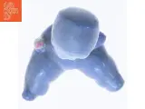 Blå porcelænsfigur - baby (str. 6x5,5 cm) - 3