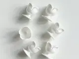 Æggebægre, hvid plast, 6 stk samlet - 2