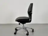 Rh extend kontorstol med gråbrun polster - 4