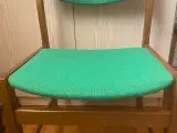 Teaktræs spisebords stole fra “Farstrup”