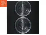 Sæt af 2 glas skåle (str. Ø 17 cm) - 2