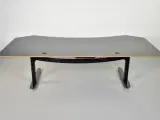 Hæve-/sænkebord med mavebue og kabelbakke, 230 cm. - 3