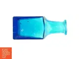 Blå glasflaske (str. 11x4,5 cm) - 4