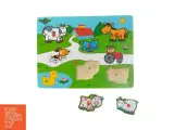 Børne puslespil med dyremotiver fra Vini-game (str. 30x23 cm) - 2