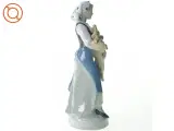 Bondepige i porcelæn fra Royal Copenhagen (str. 25 x 8 cm) - 5