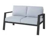 2 personers sofa Thais Grafit Aluminium 132,20 x 74,80 x 73,30 cm