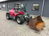 Weidemann T4512 teleskoplæsser med skovl og gafler - 2