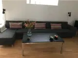 Sofa med chaisselong 
