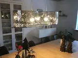 Flot sølv spisebordslampe - 2