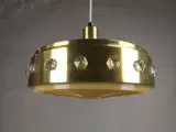 Retro 60'er messing hængelampe - 5